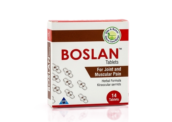 Boslan pain relief tablet pack